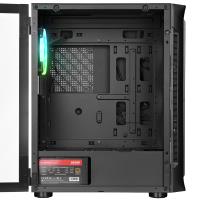 RAMPAGE PROLIX 850W 80+ 4*12cm ARGB Fan+Kontrolcü Manyetik Temperli Camlı Mid-T Gaming Oyuncu Kasası